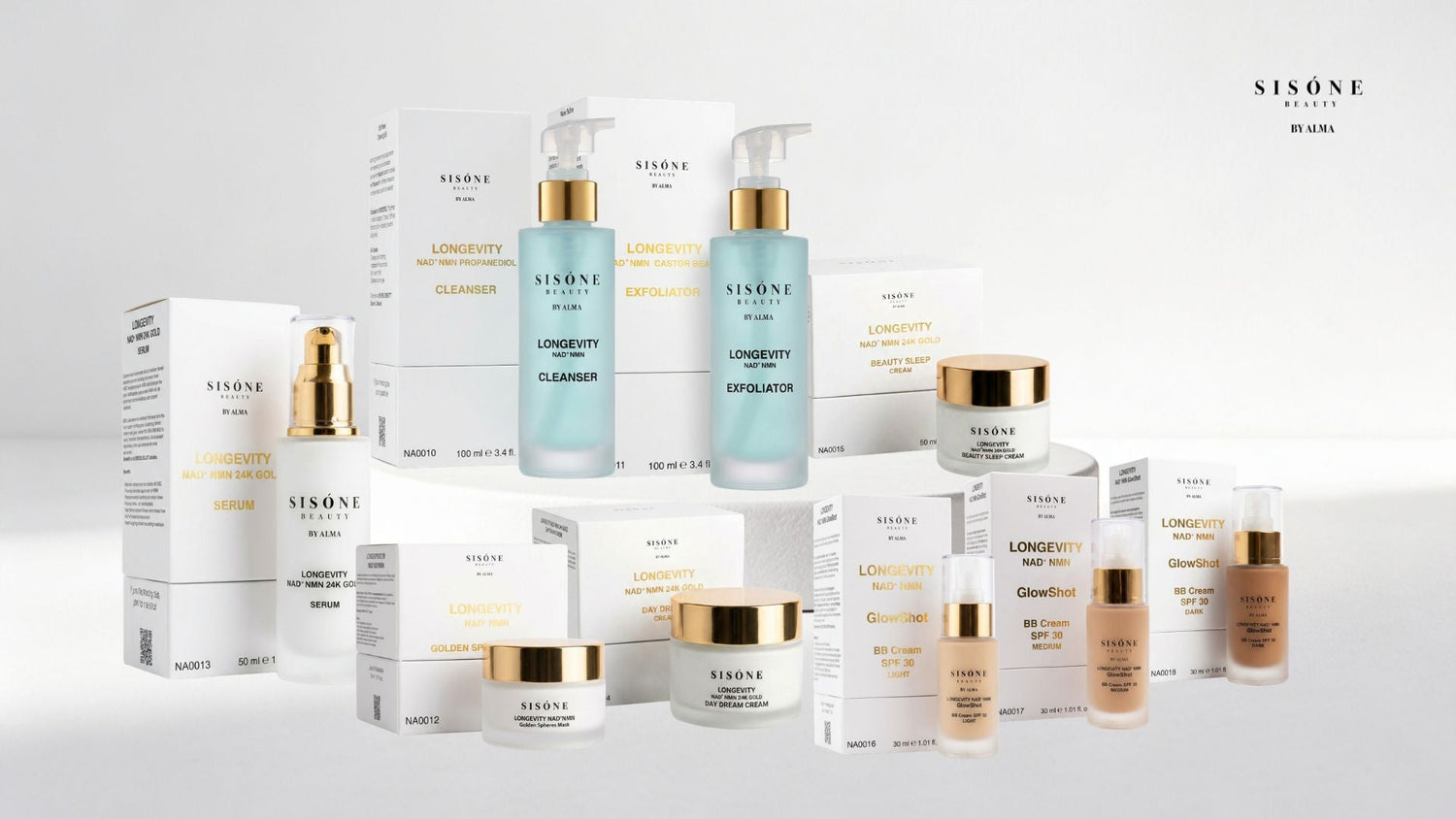 LONGEVITY NAD+ NMN 24K GOLD COLLECTION