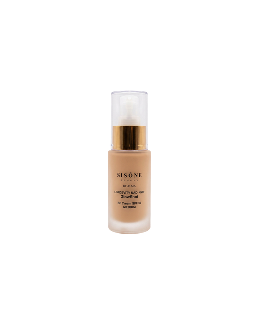 LONGEVITY NAD⁺ NMN GlowShot BB Cream SPF-30 MEDIUM
