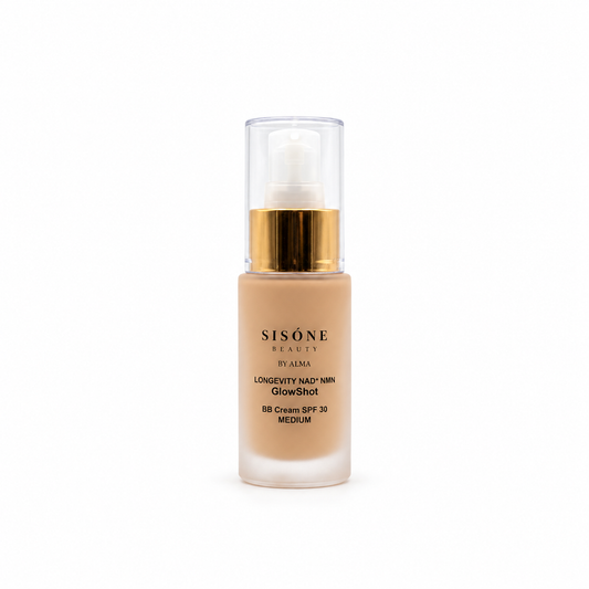 LONGEVITY NAD⁺ NMN GlowShot BB Cream SPF-30 DARK