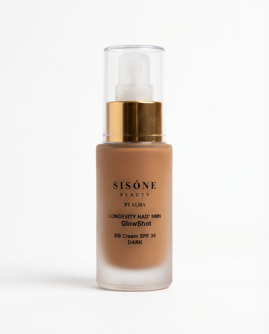 LONGEVITY NAD⁺ NMN GlowShot BB Cream SPF-30 DARK